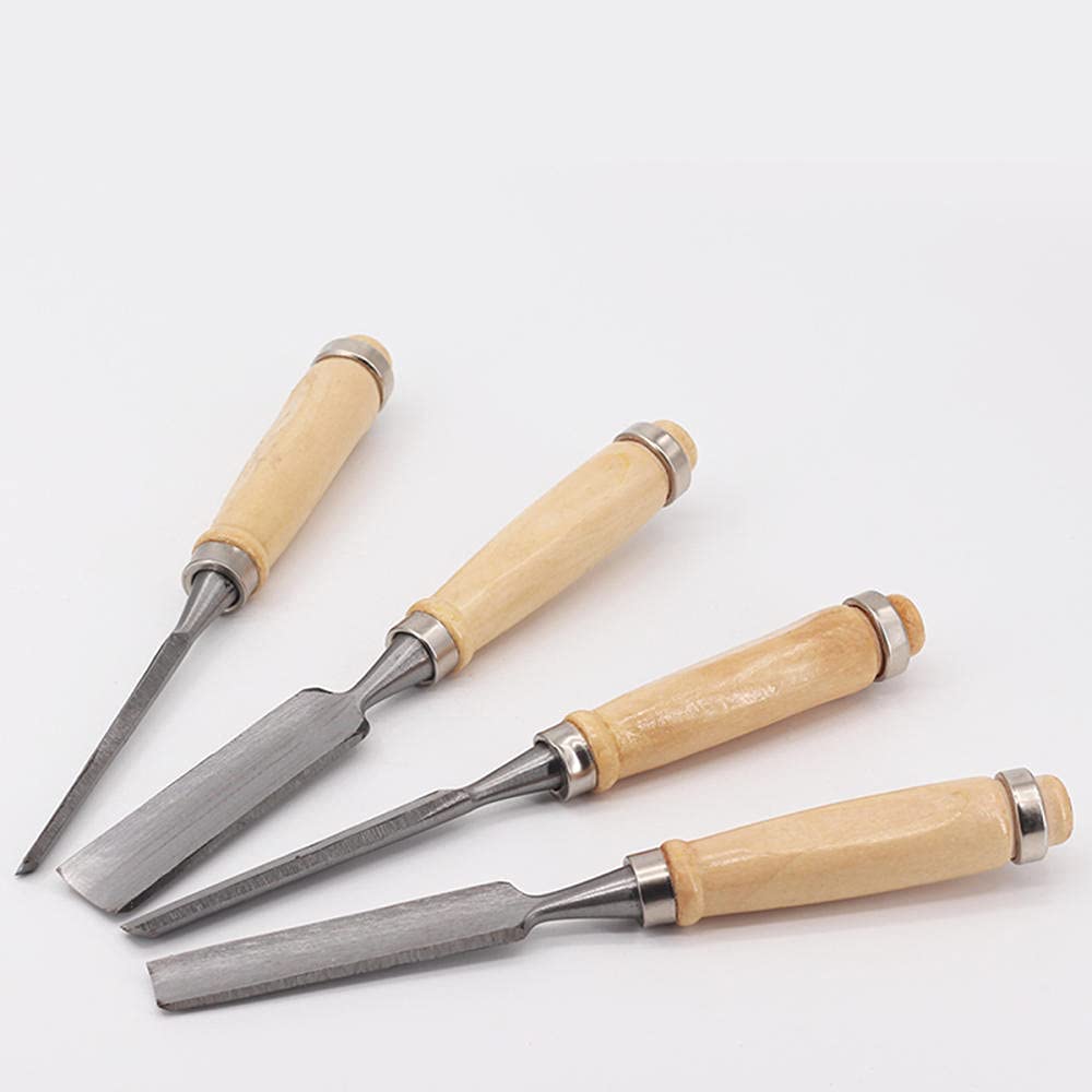 Narzędzia Rzeźbiarskie Dłuta Do Drewna Narzędzia Rzeźbiarskie Dłuto Kierowanie Rzeźbiarskie Narzędzia Do Rzeźbienia Drewna Drzeworyt Handmade Woodworking Drewniana Podstawa Została Noszona-Kopanie-C.