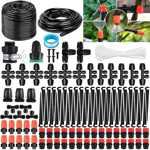 Système d'irrigation Jardin, Kit d'Irrigation Goutte à Goutte Automatique Jardin, 40M+20M – Installation Plug & Play avec Raccords Rapides, Arrosage...