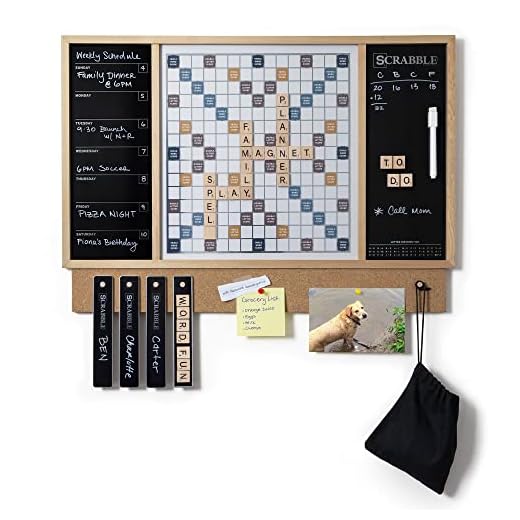 WS Game Company Scrabble Message Center