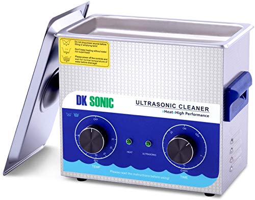 XYFW Nettoyeur À Ultrasons De Table 3L Nettoyeur À Ultrasons en Acier Inoxydable pour Montres Bijoux Prothèses Dentaires Chaînes De Tatouage Collier Injecteur Montres Lunettes