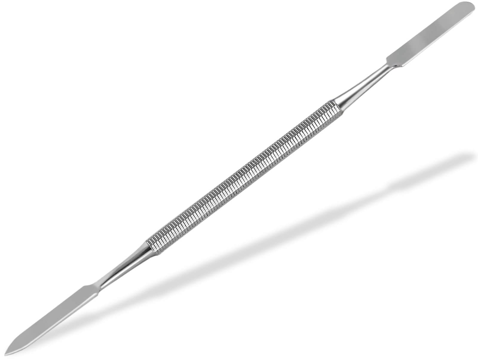 Gelspatel Doppel-Spatel, Salbenspatel, Doppelinstrument Edelstahl, Rostfrei, 17 cm