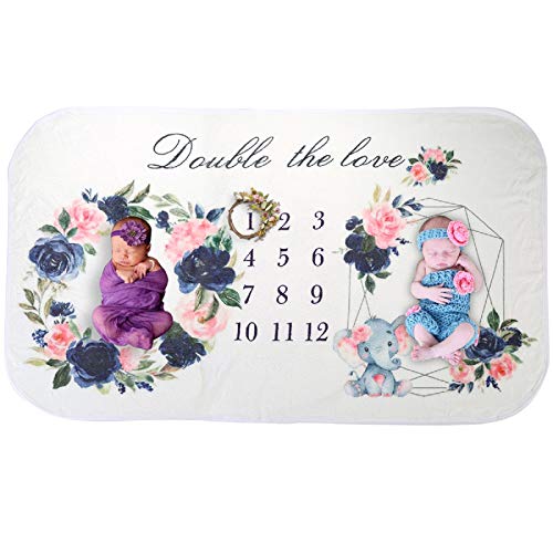 Coperta per milestone mensile per neonato coperta