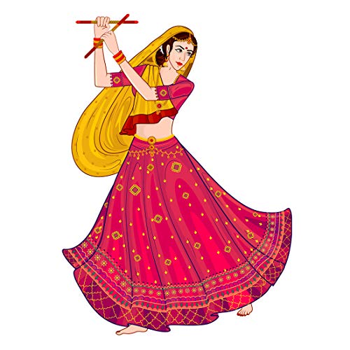 Image of Rangoli Vinyl Wall Sticker Self-Adhesive Wall Decor for Home, Office, Bedroom, and Living Room Decor Easy to Apply & Peel. Parent 5, Design-3