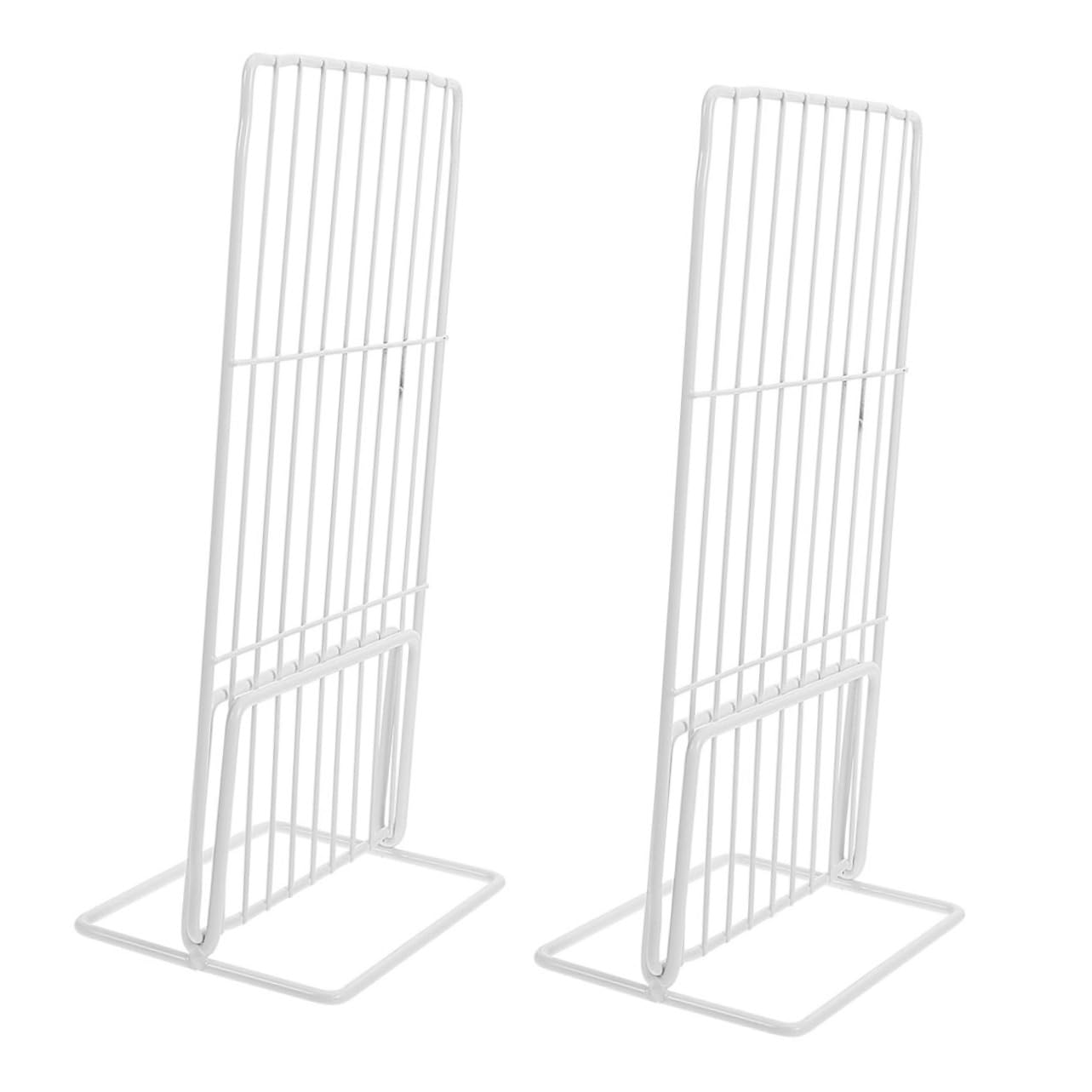 PRETYZOOM Separador de Congelador de Hierro Ajustable y Resistente para Refrigerador, Organizador de Estantes Adecuado para Hogares y Supermercados, Paquete de 2 Piezas