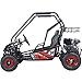 MotoTec Mud Monster XL 212cc 2 Seat Go Kart Full Suspension Red