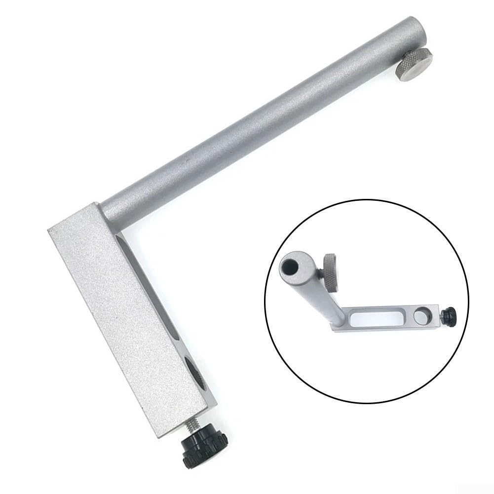 00760087 Brazo de fijación de sonda para medidor de altura HITE de 150 mm, soporte de inserción sin herramientas con ángulo ajustable, soporte de montaje de acero resistente al desgaste para sondas