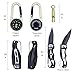 HSYTEK Survival Gear Kit 11 in 1,Professional Outdoor Emergency Survival Kit with Tactical Pen|Bracelet|Temperature Compass|Fire Starter|Flashlight for Camping, Hiking ,Travel or Adventures Necessary