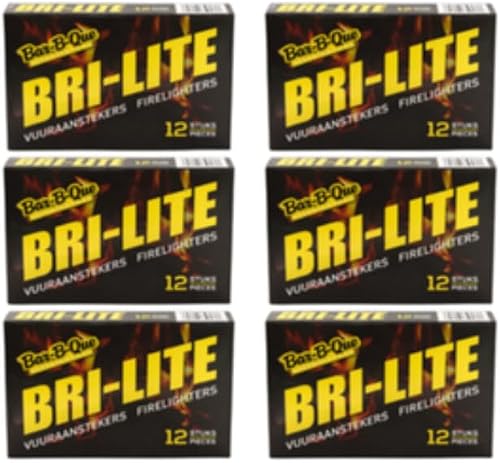 Bri-Lite Fire Lighters - 12 Piece 6 Pack