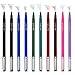 Uchida LePen Porous Point Pen, 10 Count (Pack of 1), Black, Blue, Red, Green, Pink, Lavender, Burgundy