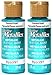 2-Pack - DecoArt Dazzling Metallics Acrylic Colors - Peacock Pearl, 2-Ounces Each