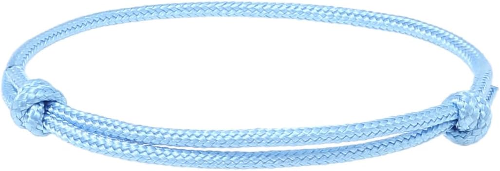 Made by Nami 2 Pcs Braided Rope Bracelet for Men and Women Waterproof & Adjustable Nautical Rope Bracelet Set of 2 Summer and Beach Accessories for Surfers image 4