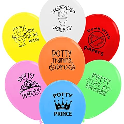 Potty Training Party Decorations Potty Party Balloons Cover