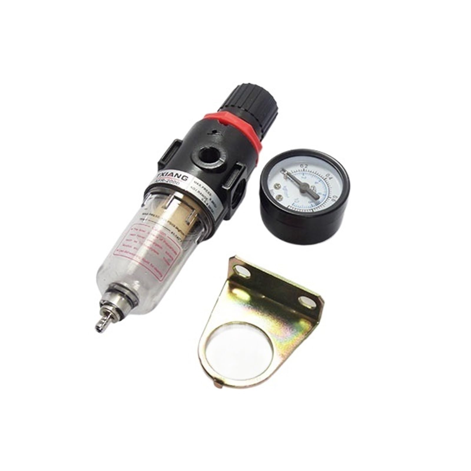 1 Uds AFR2000 1/4 "filtro regulador de presión de aire aerógrafo compresor trampa agua separador de aceite