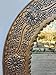 PUNCHED TIN MIRROR arched mixed mexican tile, handmade wall decoration