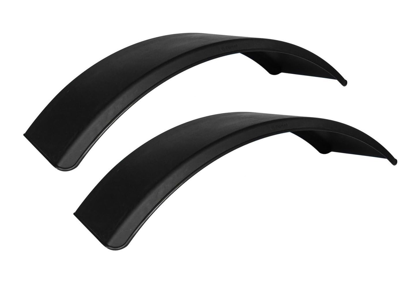 DOMAR Juego de Dos Guardabarros Simples para maquinaria agrícola 24 a 34 Pulgadas Paso Rueda plástico 1330 x 520 mm Cubierta antibarro Accesorio Tractor Industrial