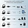 Auriculares Gamer Alámbricos AOC para PS5, Xbox, PC, Micrófono HD, Bajos Estéreo, Cable de 79 pulgadas | Ultraligeros de 207g con Divisor de 3.5mm, Regalos para Gamers 4
