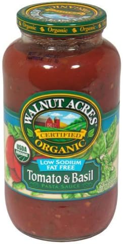 Organic Tomato and Basil Pasta Sauce 25.50 Ounces (Case of 12)