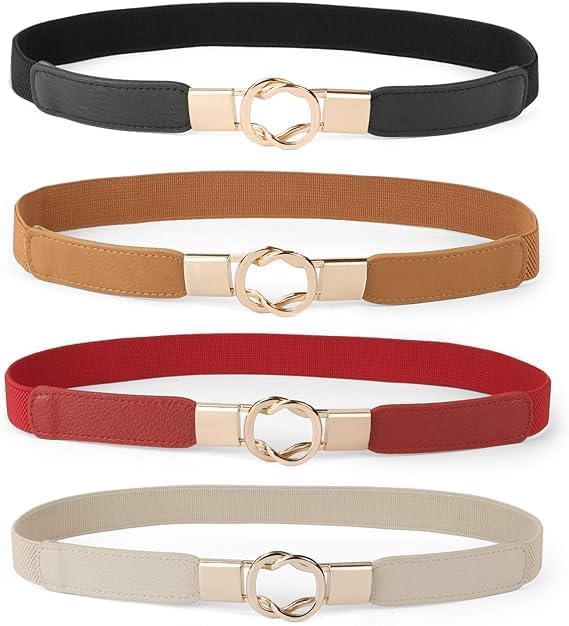 Skinny Women Leather Belt for Dresses Thin Waist Belt for Jeans Pants with Buckle Slim belt patti belt.-image-18