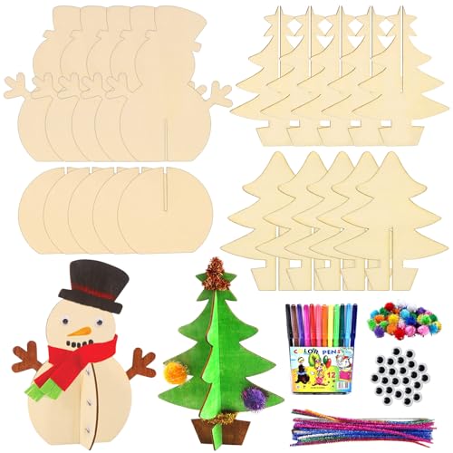 Bastelset Weihnachten 10 Stück Weihnachtsbasteln