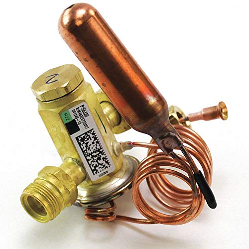 Lennox Thermal Expansion Valve Kit, 3.5-5 Tons, R-22, Copper, Metal Body, 2 Ports, 1/2 Inch NPT Inlet & Outlet, HVAC Equipment, Valve