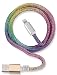 Produktbild OHLALA! Glamour 1m USB Datenkabel Rainbow für Apple Lightning mit Sync- und Ladefunktion