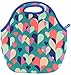 BUILT NY Gourmet Getaway Neoprene Lunch Tote (Colors of Love Aqua)