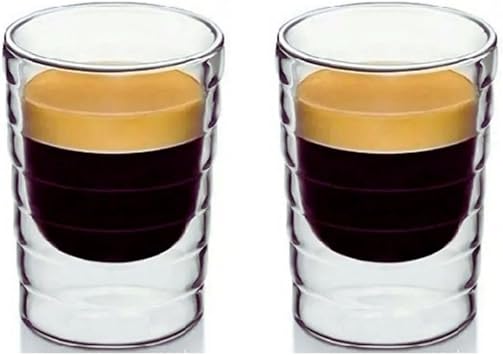 Espresso Fincan , 160 ml, Cam, 2 Adet