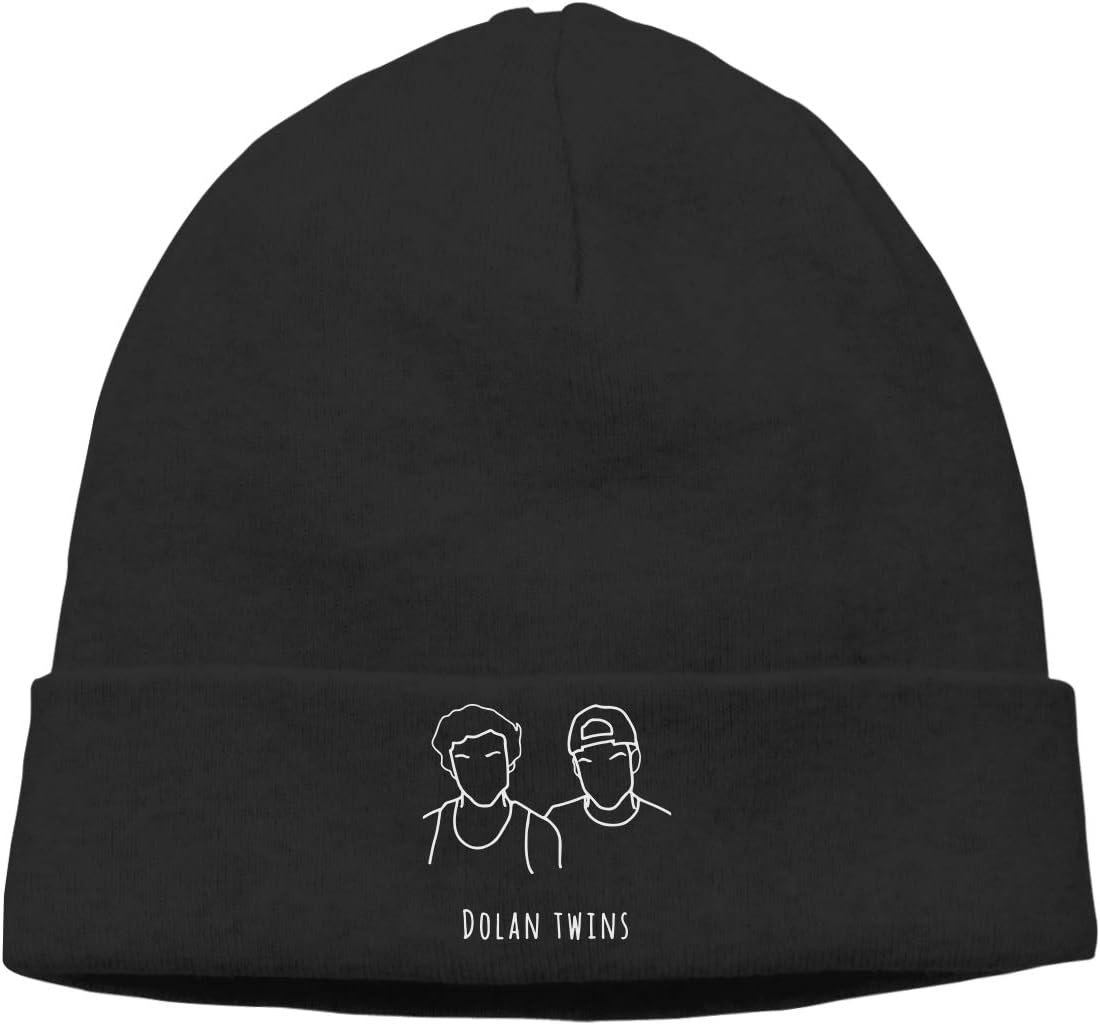 Women's Men's Knitted Hat Dolan Twins Cap Knit Hat Black