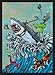 MTG Sleeves 50 MTG Standard Card Sleeves Deck Protector - Great White Wave