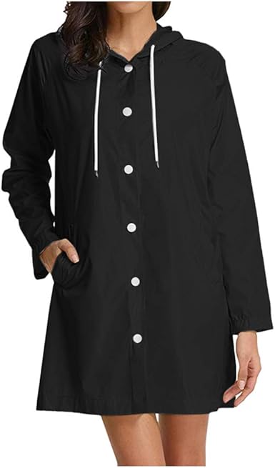 thin black coat womens