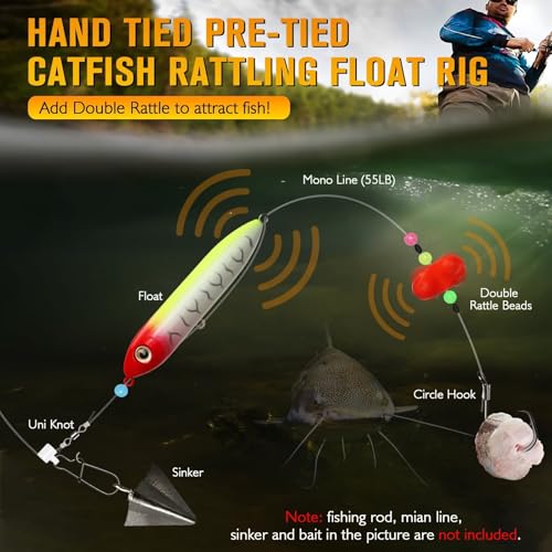 Dovesun Catfish Float Rig 6/0