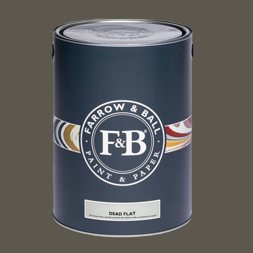 Paint Stop Mixed Colour Farrow & Ball Dead Flat 313 Reduced Green 5L