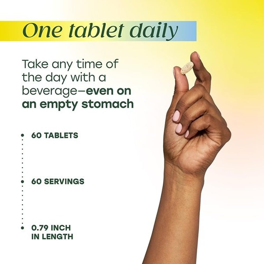 MegaFood One Daily Multivitamin for Women & Men, 22 Nutrients, 60 Tablets — Amazon image 5