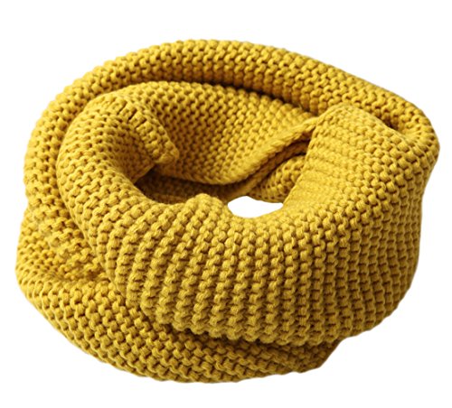 DELEY Unisex Maglia Sciarpa Grosso Lana Cerchio