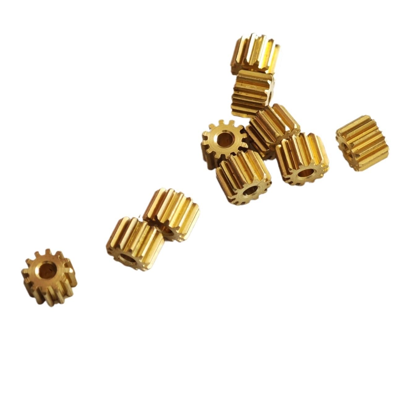 Engrenage Droit En Laiton Module 0.5M - 15 Dents, Alésage 3 Mm, Pour Modélisme, Bricolage, Machines
