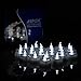 AGPtek Lot 100 Battery Operated LED Cool White Tea Light Candle Flickering Flashing