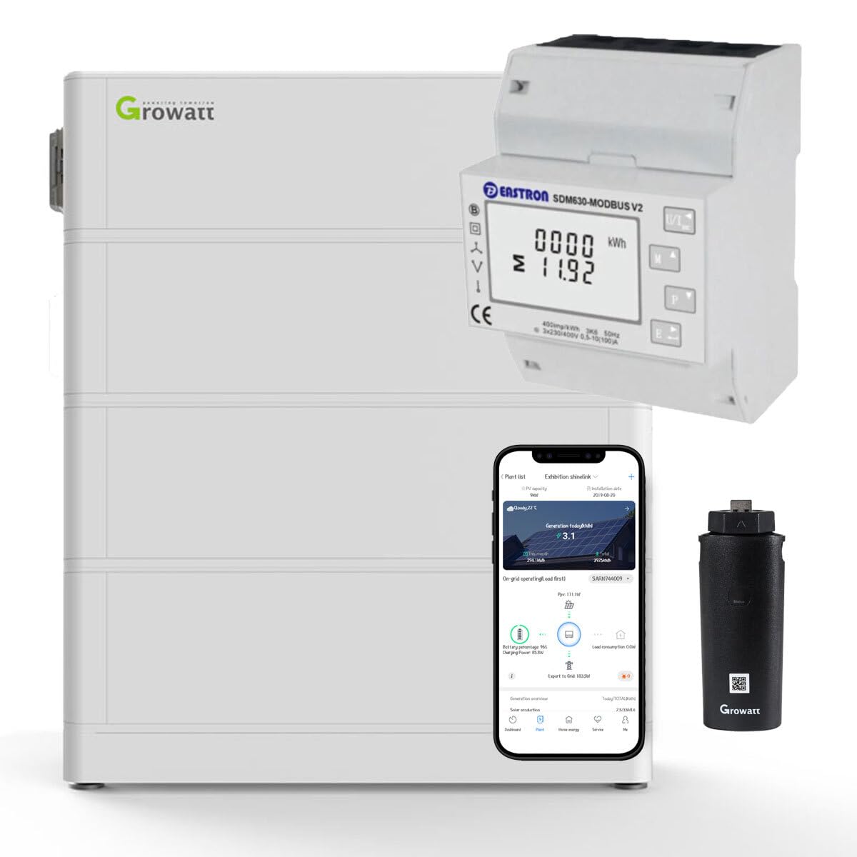 Growatt ARK Hochvolt-Speicher-Set 7.6kWh für MIN XH MOD Serie