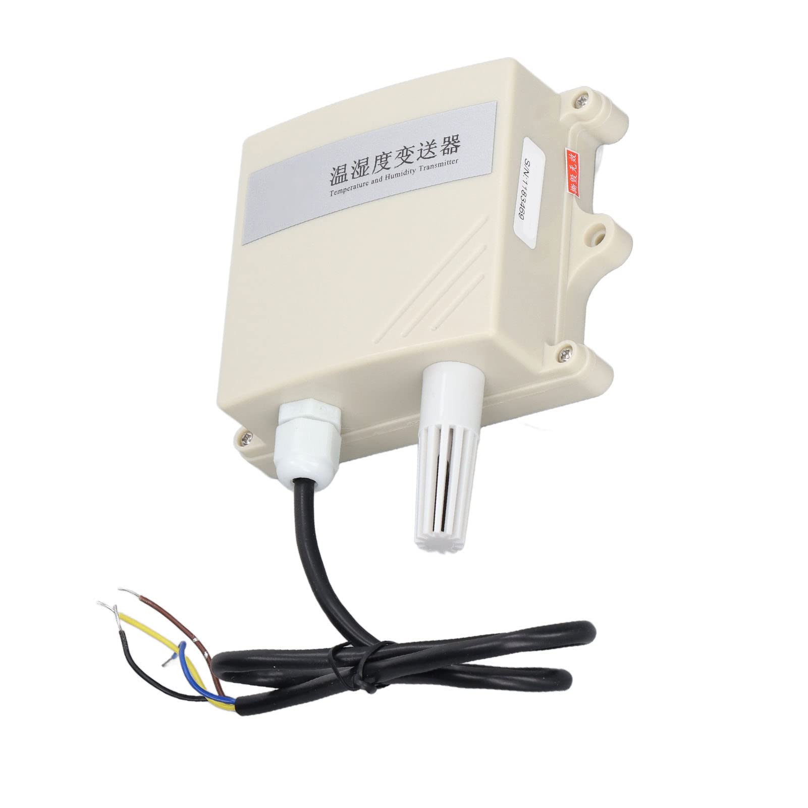 Sensor de Temperatura y Humedad Sensor de Temperatura y Humedad, Transmisor de Temperatura y Humedad IP65 a Prueba de Polvo, Monitor de Sonda de Humedad de Aire de Alta Precisión