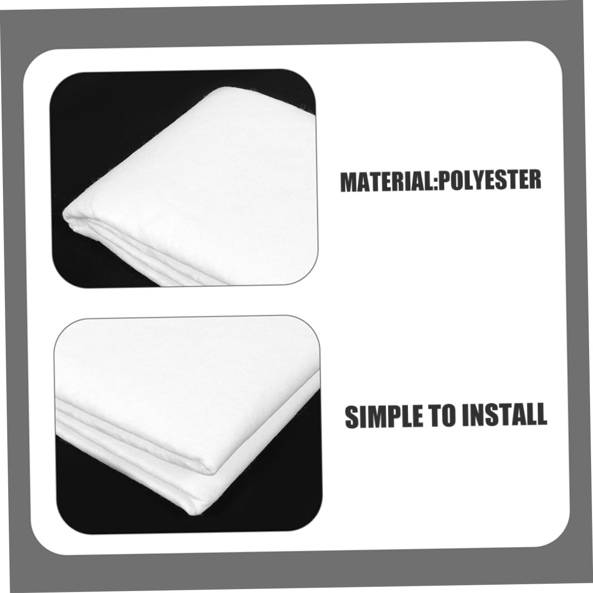 TOPBATHY 2Piezas Filtros de Aire Electroestáticos para Ventilación de Suelo y Techo Filtración Eficaz para Sistemas de Aire Acondicionado y Calefacción Filtro de Repuesto para Rejillas de Ventilación
