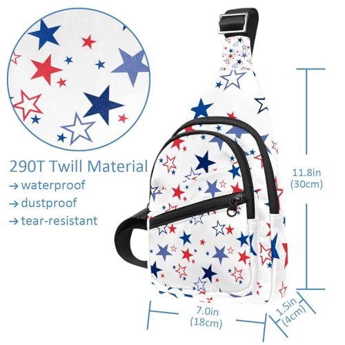 Mochila cruzada impermeable Leaves con correa ajustable para hombre y mujer 4