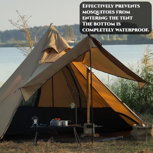 Carpa Interior Mesh para 2 Personas con Piso 3000mm para Tipi miniatura 5