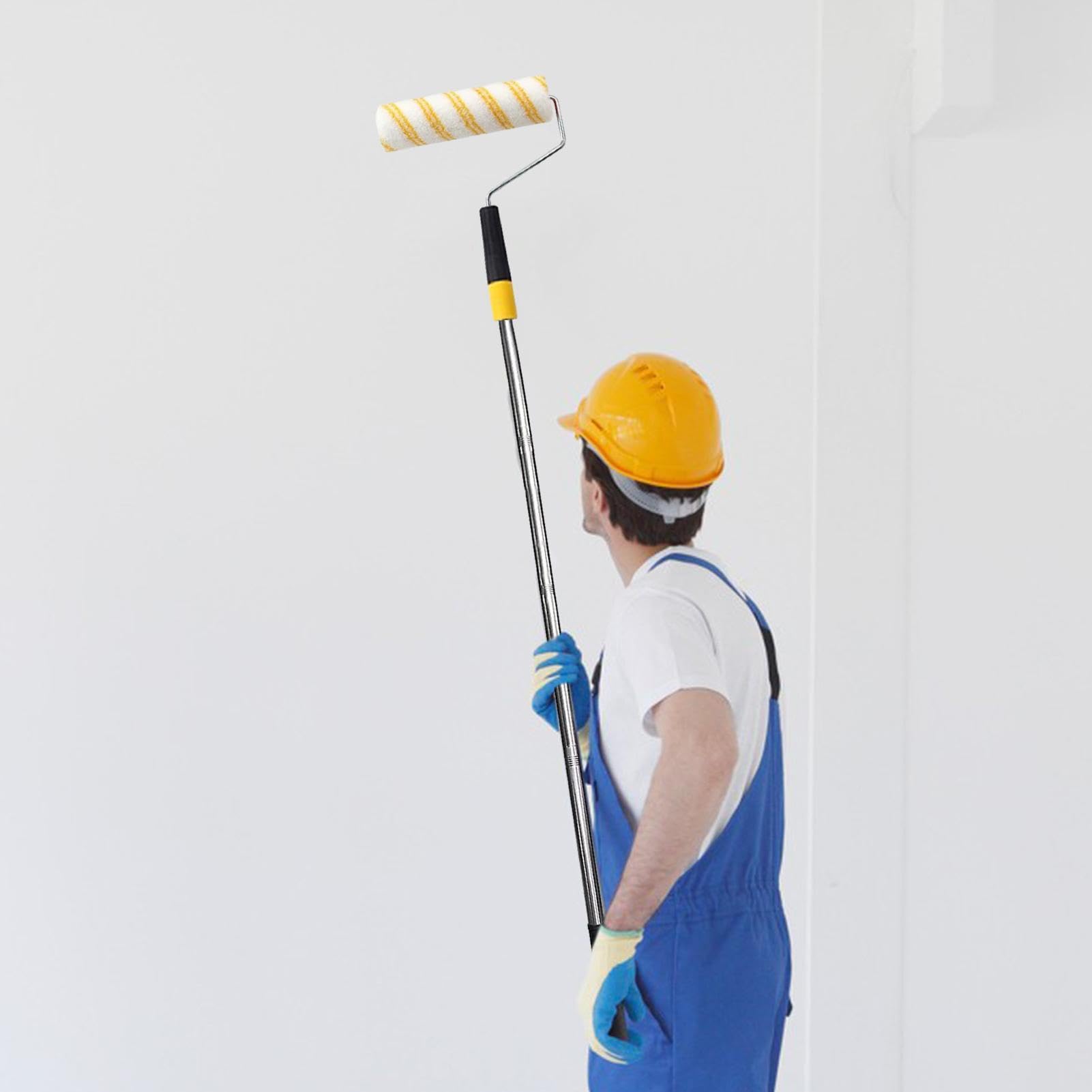Rullo per vernice - Asta di estensione per pittura, accessorio murale | Rullo pratico per porte in metallo, mobili da cucina, pareti, piccole superfici e soffitti