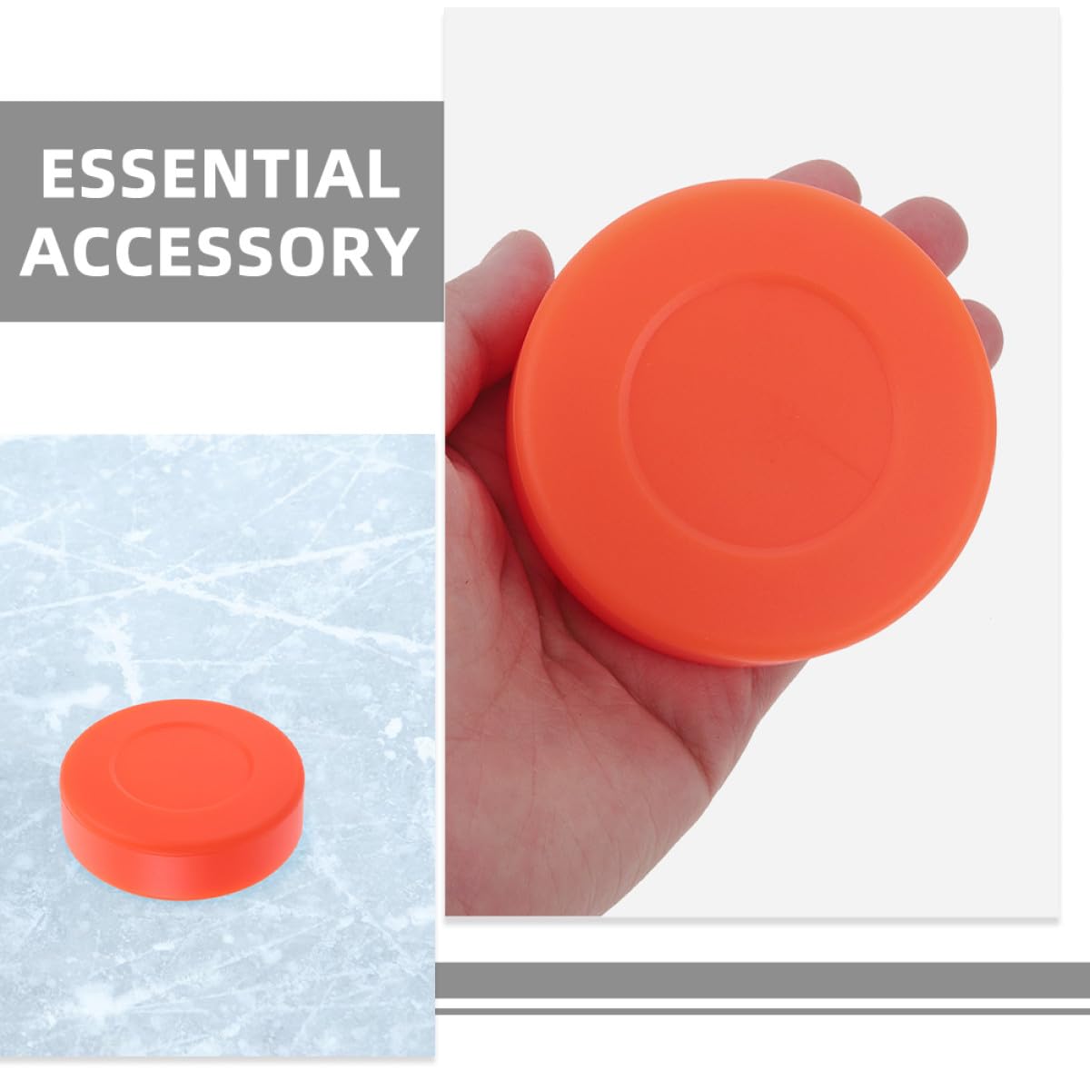 BESPORTBLE 5 Stück PVC Eishockey Pucks für Training und Wettkampf Robustes Material Vielseitig Einsetzbar Leichtes für Indoor Outdoor hockeyübungen