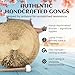 The Gong Shop Handcrafted Chinese Gong – Rich Wash & Deep Resonant Tones for Meditation, Sound Healing, Yoga or Home Decor - Stand Not Included (18