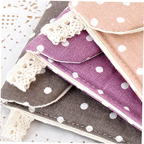 Bolsa portátil de lona para toallas sanitarias KOMBIUDA 10 pcs miniatura 2