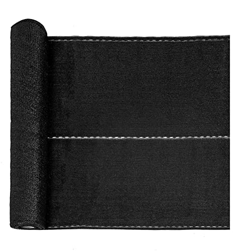 Estexo HDPE - Zaunblende, Sichtschutz, Tennisblende, Zaun, Netz, Schattier, Gewebe, Windschutz (1,4 x 10 m, Anthrazit)