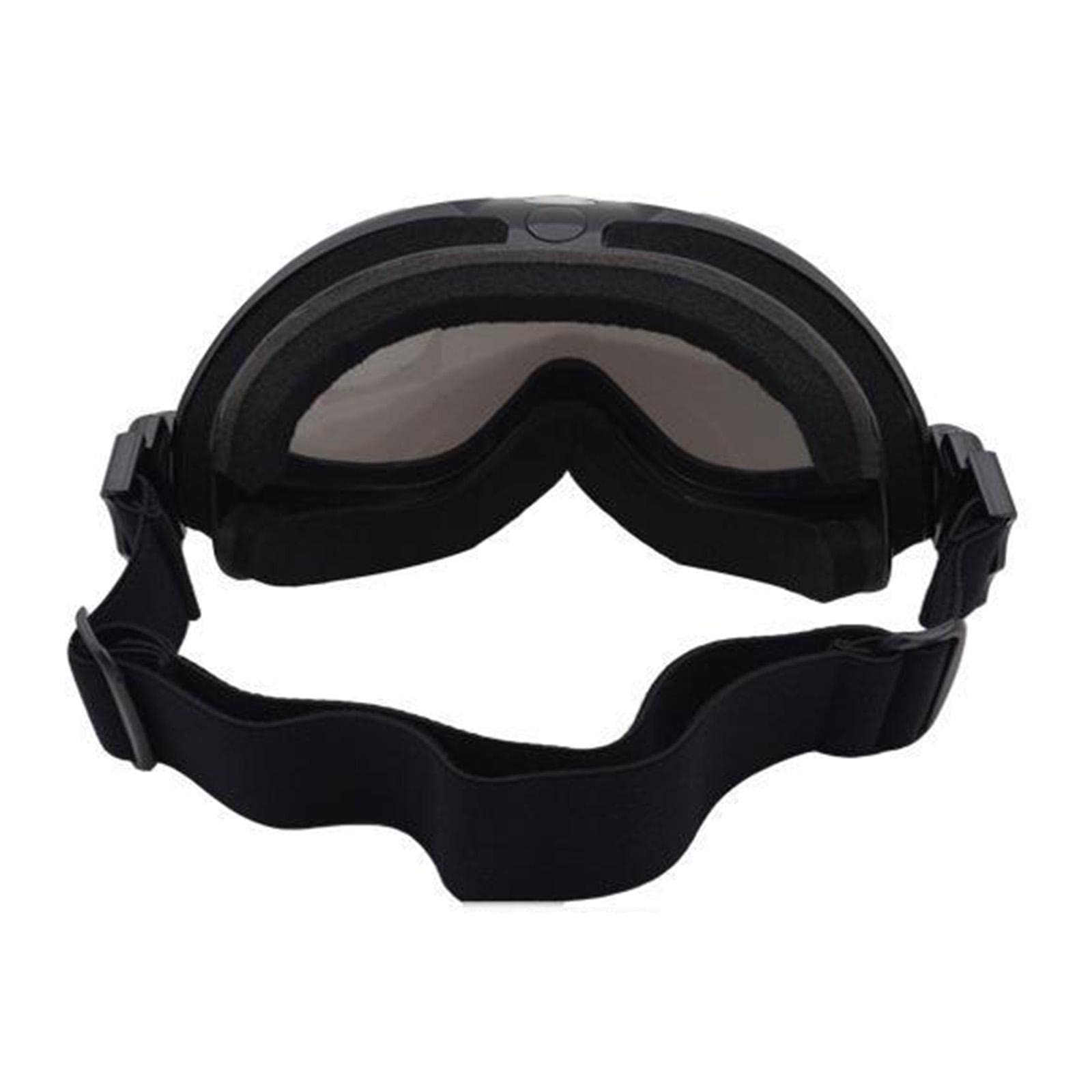 Ski Und Snowboardbrille mit Schutz, Beschlagfrei für Damen Und Herren, Helmkompatibel, Black Frame Red Lens