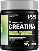 Creatina Creapure Monohidratada, Suplemento em Pó Sem Sabor para Ganho Muscular e Desempenho Esportivo, Hipertrofia, Força Energia Resistência, Suplementos Naturais 300g, Ultra Pura 100% DUX