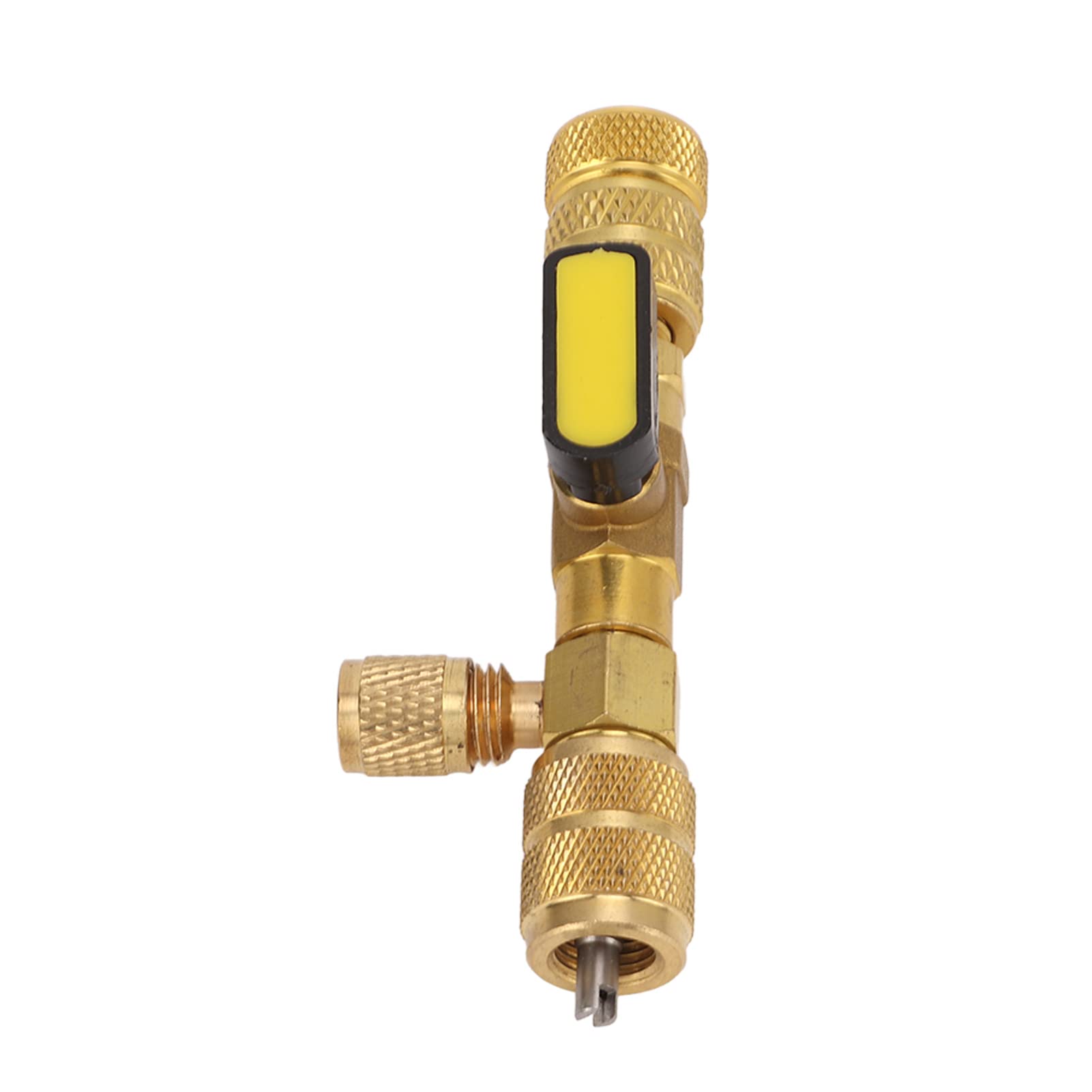 Naroote Instalator Rdzenia Zaworu AC Premium Mosiądz ABS Szybko wymień Nieszczelne Rdzenie Zaworów dla R22 R134 R410 R32 Klimatyzacja Pasuje do Systemów Mini Split Zawory Serwisowe 1/4 Cala