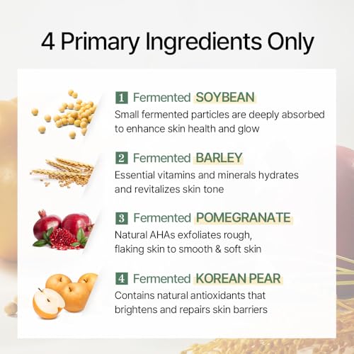 mixsoon Bean Essence 1.01 fl oz/30ml | Natural Fermented Soybean Serum for Hydration and Nourishing Skin | Cruelty Free